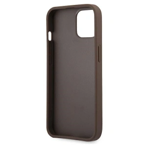 Etui Guess GUHCP13S4GMGBR Apple iPhone 13 mini brązowy/brown hardcase 4G Big Metal Logo