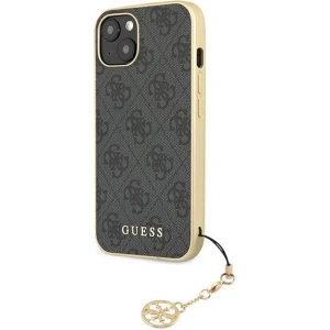 Etui Guess GUHCP13SGF4GGR Apple iPhone 13 mini szary/grey hardcase 4G Charms Collection