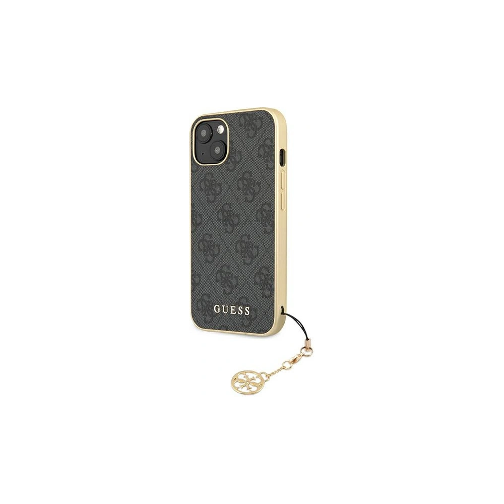 Hurtownia GSM - Etui Guess GUHCP13SGF4GGR Apple iPhone 13 mini szary/grey hardcase 4G Charms Collection - GUE1325GRY - {ean13} - Hurt