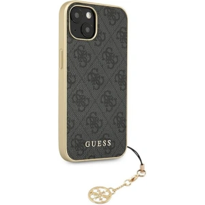 Etui Guess GUHCP13SGF4GGR Apple iPhone 13 mini szary/grey hardcase 4G Charms Collection