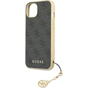 Etui Guess GUHCP13SGF4GGR Apple iPhone 13 mini szary/grey hardcase 4G Charms Collection