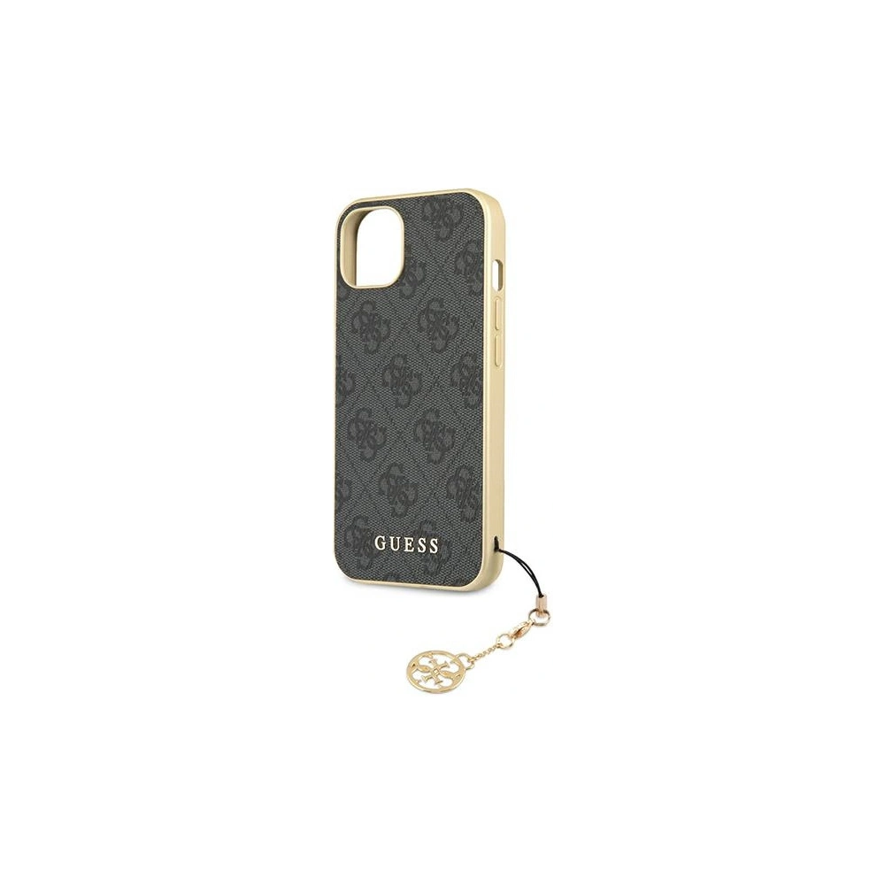 Hurtownia GSM - Etui Guess GUHCP13SGF4GGR Apple iPhone 13 mini szary/grey hardcase 4G Charms Collection - GUE1325GRY - {ean13} - Hurt