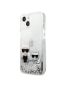 Hurtownia GSM - Etui Karl Lagerfeld KLHCP13SGKCS Apple iPhone 13 mini srebrny/silver hardcase Liquid Glitter Karl&Choupette - KLD683SLV - {ean13} - Hurt
