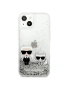 Hurtownia GSM - Etui Karl Lagerfeld KLHCP13SGKCS Apple iPhone 13 mini srebrny/silver hardcase Liquid Glitter Karl&Choupette - KLD683SLV - {ean13} - Hurt