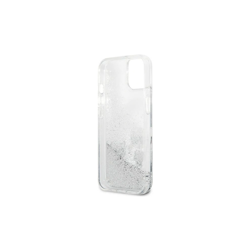 Hurtownia GSM - Etui Karl Lagerfeld KLHCP13SGKCS Apple iPhone 13 mini srebrny/silver hardcase Liquid Glitter Karl&Choupette - KLD683SLV - {ean13} - Hurt