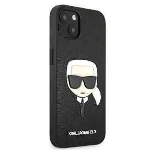 Etui Karl Lagerfeld KLHCP13SSAKHBK Apple iPhone 13 mini czarny/black hardcase Saffiano Ikonik Karl`s Head