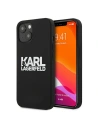 Etui Karl Lagerfeld KLHCP13SSLKLRBK Apple iPhone 13 mini Silicone Stack Logo czarny/black