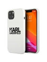 Etui Karl Lagerfeld KLHCP13SSLKLWH Apple iPhone 13 mini Silicone Stack Logo biały/white