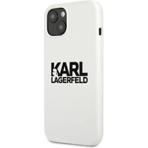 Hurtownia GSM - Case Karl Lagerfeld KLHCP13SSLKLWH Apple iPhone 13 mini Silikon Stapel-Logo weiß/white - KLD687WHT - {ean13} - Hurt