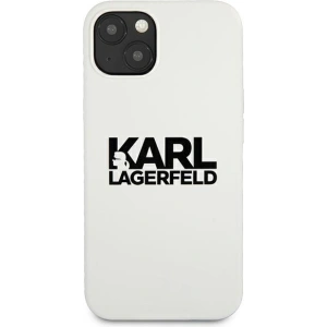 Hurtownia GSM - Case Karl Lagerfeld KLHCP13SSLKLWH Apple iPhone 13 mini Silikon Stapel-Logo weiß/white - KLD687WHT - {ean13} - Hurt
