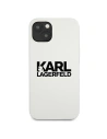 Hurtownia GSM - Etui Karl Lagerfeld KLHCP13SSLKLWH Apple iPhone 13 mini Silicone Stack Logo biały/white - KLD687WHT - {ean13} - Hurt