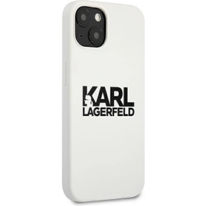 Hurtownia GSM - Case Karl Lagerfeld KLHCP13SSLKLWH Apple iPhone 13 mini Silikon Stapel-Logo weiß/white - KLD687WHT - {ean13} - Hurt