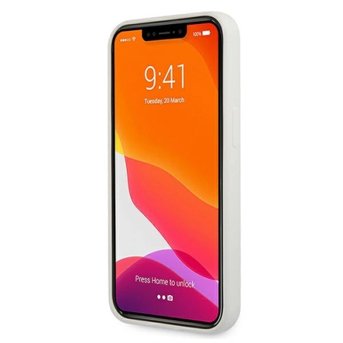 Etui Karl Lagerfeld KLHCP13SSLKLWH Apple iPhone 13 mini Silicone Stack Logo biały/white