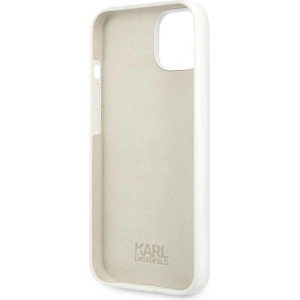 Hurtownia GSM - Case Karl Lagerfeld KLHCP13SSLKLWH Apple iPhone 13 mini Silikon Stapel-Logo weiß/white - KLD687WHT - {ean13} - Hurt