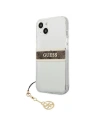 Hurtownia GSM - Etui Guess GUHCP13SKB4GBR Apple iPhone 13 mini Transparent hardcase 4G Brown Strap Charm - GUE1327CL - {ean13} - Hurt