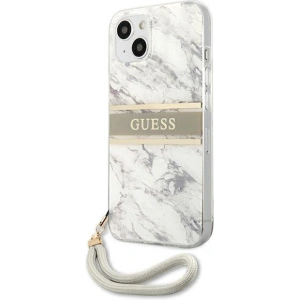 Etui Guess GUHCP13SKMABGR Apple iPhone 13 mini szary/grey hardcase Marble Strap Collection