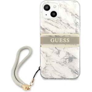 Etui Guess GUHCP13SKMABGR Apple iPhone 13 mini szary/grey hardcase Marble Strap Collection
