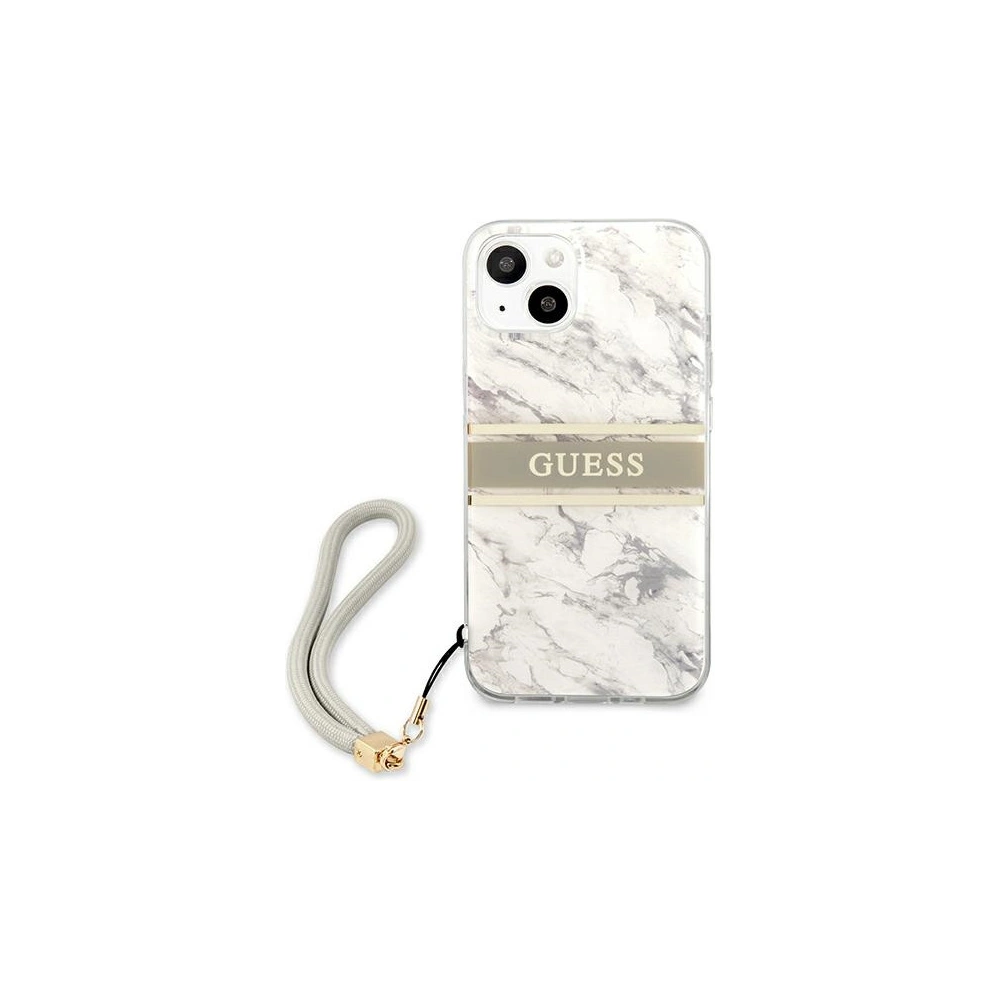 Hurtownia GSM - Etui Guess GUHCP13SKMABGR Apple iPhone 13 mini šedé/grey hardcase Marble Strap Collection - GUE1329GRY - {ean13} - Hurt