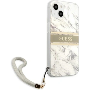 Etui Guess GUHCP13SKMABGR Apple iPhone 13 mini szary/grey hardcase Marble Strap Collection