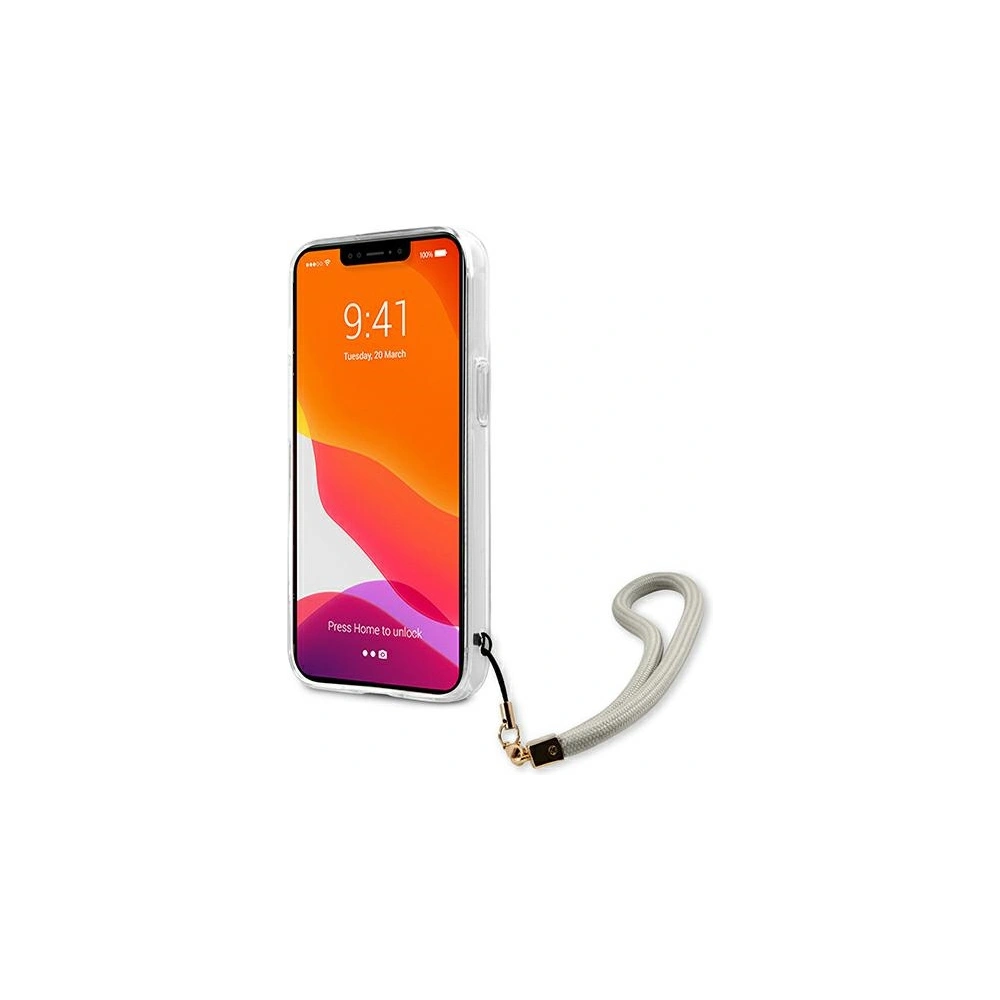 Hurtownia GSM - Etui Guess GUHCP13SKMABGR Apple iPhone 13 mini szary/grey hardcase Marble Strap Collection - GUE1329GRY - {ean13} - Hurt