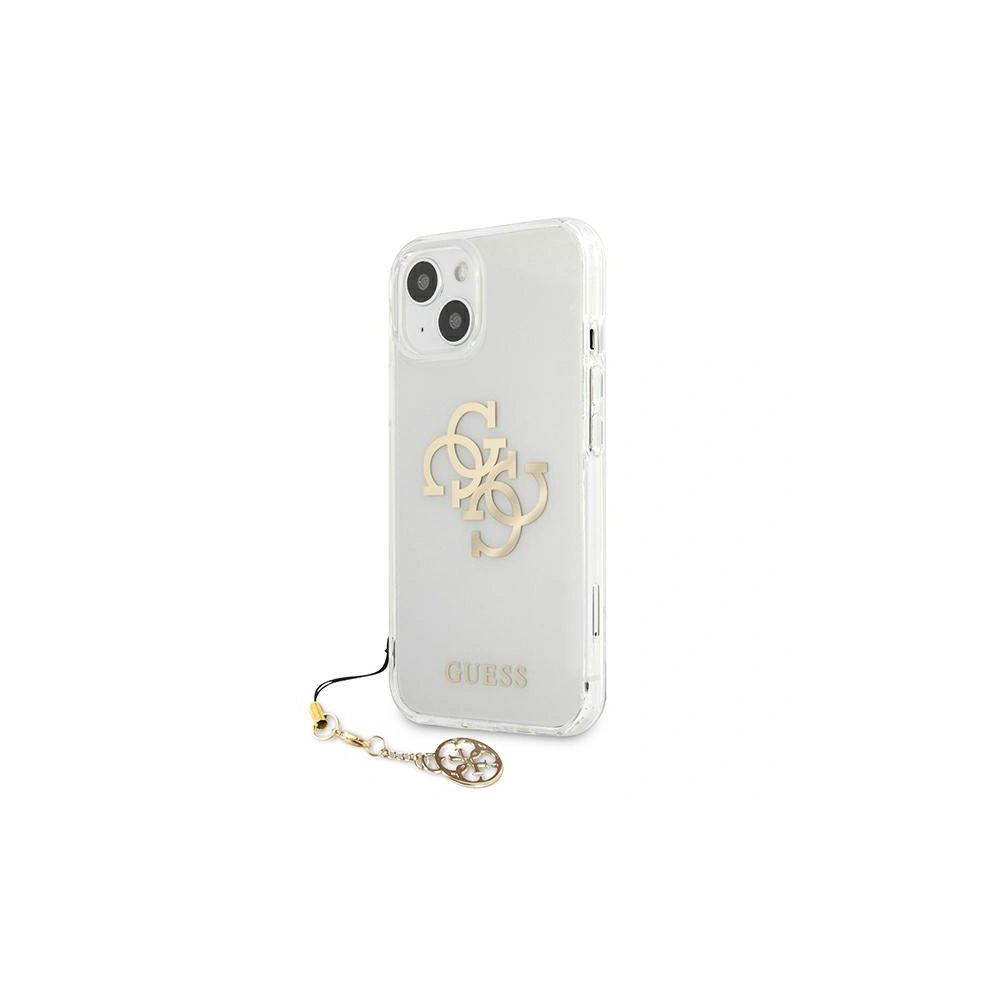 Hurtownia GSM - Case Guess GUHCP13SKS4GGO Apple iPhone 13 mini Transparentes Hardcase 4G Gold Charms Collection - GUE1330CL - {ean13} - Hurt