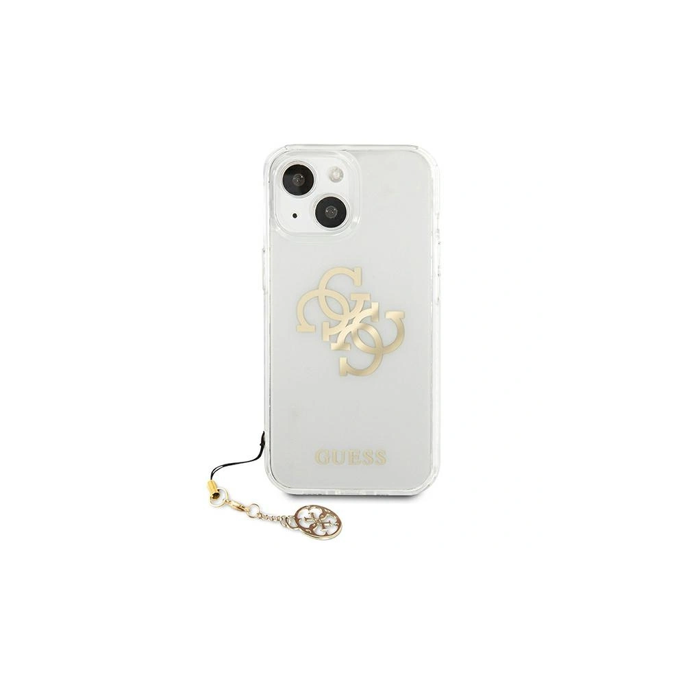 Hurtownia GSM - Case Guess GUHCP13SKS4GGO Apple iPhone 13 mini Transparentes Hardcase 4G Gold Charms Collection - GUE1330CL - {ean13} - Hurt