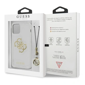 Hurtownia GSM - Case Guess GUHCP13SKS4GGO Apple iPhone 13 mini Transparentes Hardcase 4G Gold Charms Collection - GUE1330CL - {ean13} - Hurt