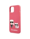 Hurtownia GSM - Case Karl Lagerfeld KLHCP13SSSKCP Apple iPhone 13 mini Hardcase rosa/pink Silikon Karl & Choupette - KLD688PNK - {ean13} - Hurt