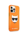 Hurtownia GSM - Etui Karl Lagerfeld KLHCP13XCHTRO Apple iPhone 13 Pro Max pomarańczowy/orange hardcase Glitter Choupette Fluo - KLD691ORG - {ean13} - Hurt