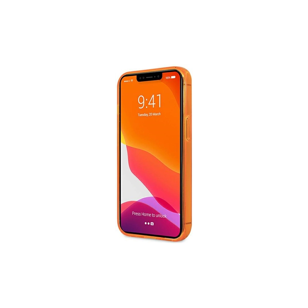 Hurtownia GSM - Etui Karl Lagerfeld KLHCP13XCHTRO Apple iPhone 13 Pro Max pomarańczowy/orange hardcase Glitter Choupette Fluo - KLD691ORG - {ean13} - Hurt