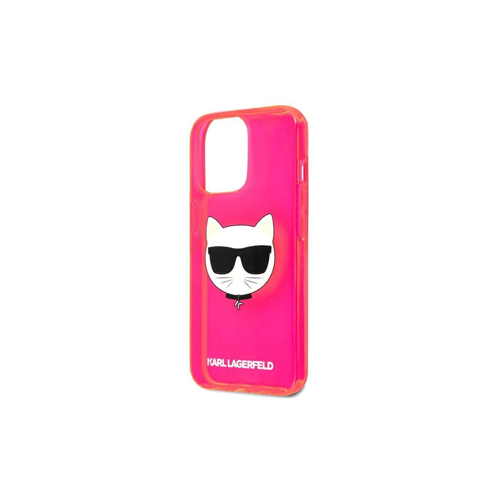 Hurtownia GSM - Etui Karl Lagerfeld KLHCP13XCHTRP Apple iPhone 13 Pro Max różowy/pink hardcase Glitter Choupette Fluo - KLD692PNK - {ean13} - Hurt