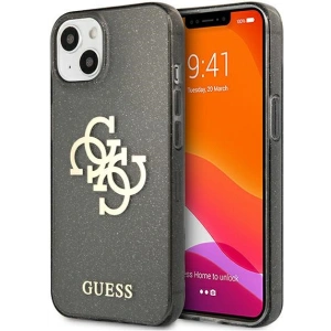 Etui Guess GUHCP13SPCUGL4GBK Apple iPhone 13 mini černý/black hard case Glitter 4G Big Logo