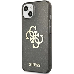 Etui Guess GUHCP13SPCUGL4GBK Apple iPhone 13 mini czarny/black hard case Glitter 4G Big Logo