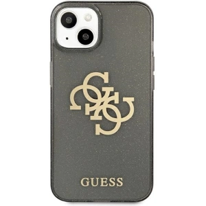 Hurtownia GSM - Case Guess GUHCP13SPCUGL4GBK Apple iPhone 13 mini schwarz/black Hartschale Glitter 4G Big Logo - GUE1331BLK - {ean13} - Hurt