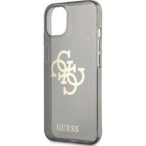 Hurtownia GSM - Case Guess GUHCP13SPCUGL4GBK Apple iPhone 13 mini schwarz/black Hartschale Glitter 4G Big Logo - GUE1331BLK - {ean13} - Hurt