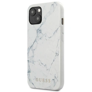 Etui Guess GUHCP13SPCUMAWH Apple iPhone 13 mini biały/white hardcase Marble