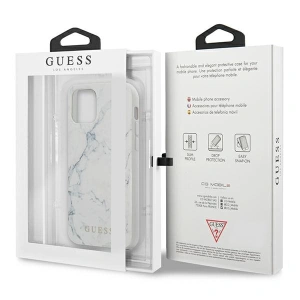 Etui Guess GUHCP13SPCUMAWH Apple iPhone 13 mini biały/white hardcase Marble
