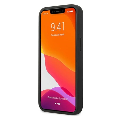 Etui Guess GUHCP13SPSASBBK Apple iPhone 13 mini czarny/black Saffiano Strap