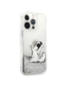 Hurtownia GSM - Etui Karl Lagerfeld KLHCP13XGCFS Apple iPhone 13 Pro Max srebrny/silver hardcase Liquid Glitter Choupette Fun - KLD693SLV - {ean13} - Hurt