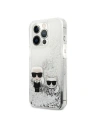 Hurtownia GSM - Etui Karl Lagerfeld KLHCP13XGKCS Apple iPhone 13 Pro Max srebrny/silver hardcase Liquid Glitter Karl&Choupette - KLD694SLV - {ean13} - Hurt