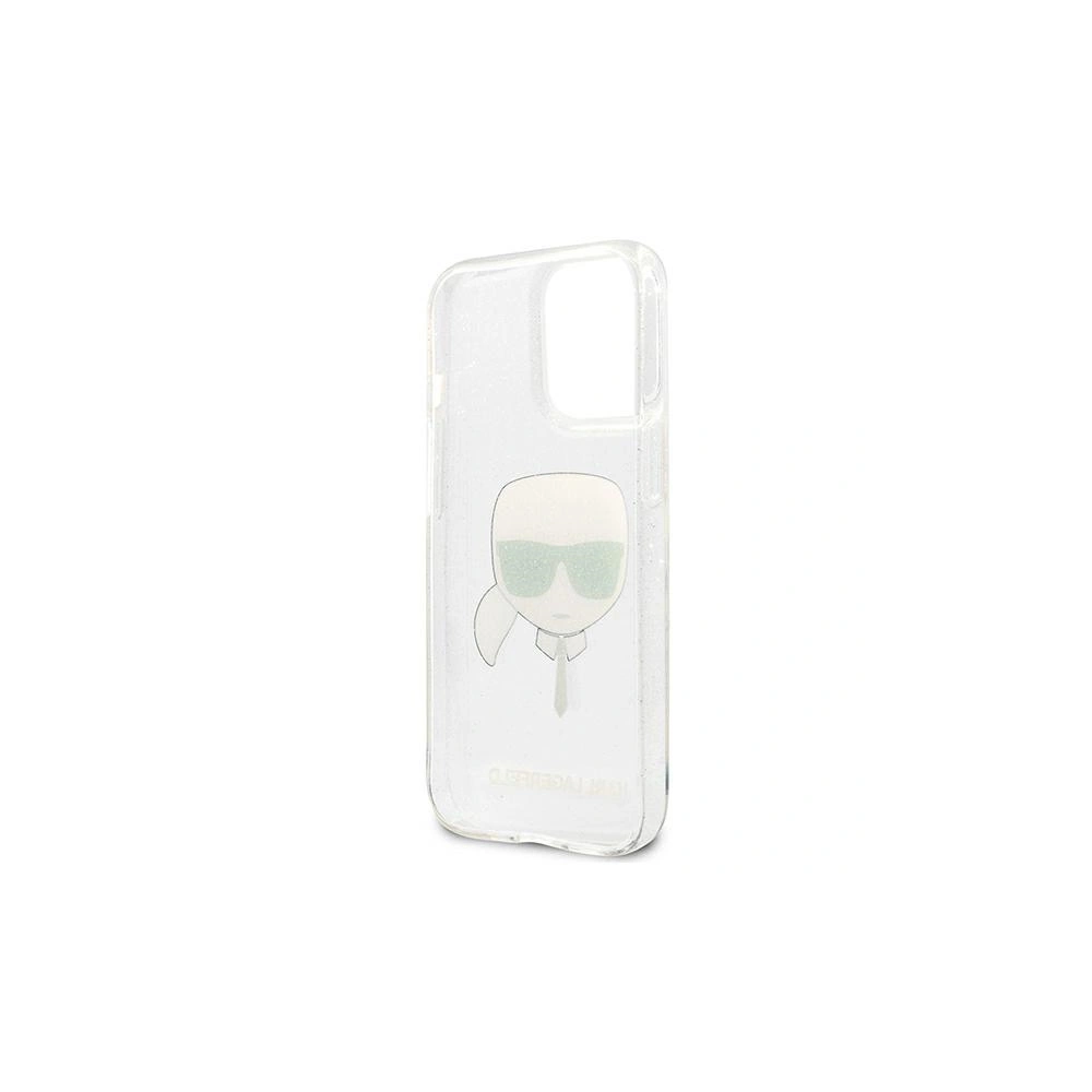 Hurtownia GSM - Etui Karl Lagerfeld KLHCP13XKHTUGLS Apple iPhone 13 Pro Max srebrny/silver hardcase Glitter Karl`s Head - KLD695SLV - {ean13} - Hurt