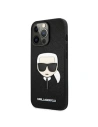 Hurtownia GSM - Etui Karl Lagerfeld KLHCP13XSAKHBK Apple iPhone 13 Pro Max czarny/black hardcase Saffiano Ikonik Karl`s Head - KLD696BLK - {ean13} - Hurt
