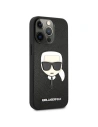 Hurtownia GSM - Etui Karl Lagerfeld KLHCP13XSAKHBK Apple iPhone 13 Pro Max czarny/black hardcase Saffiano Ikonik Karl`s Head - KLD696BLK - {ean13} - Hurt