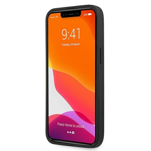 Etui Karl Lagerfeld KLHCP13XSAKHBK Apple iPhone 13 Pro Max czarny/black hardcase Saffiano Ikonik Karl`s Head