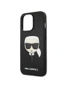 Hurtownia GSM - Etui Karl Lagerfeld KLHCP13XSAKHBK Apple iPhone 13 Pro Max czarny/black hardcase Saffiano Ikonik Karl`s Head - KLD696BLK - {ean13} - Hurt