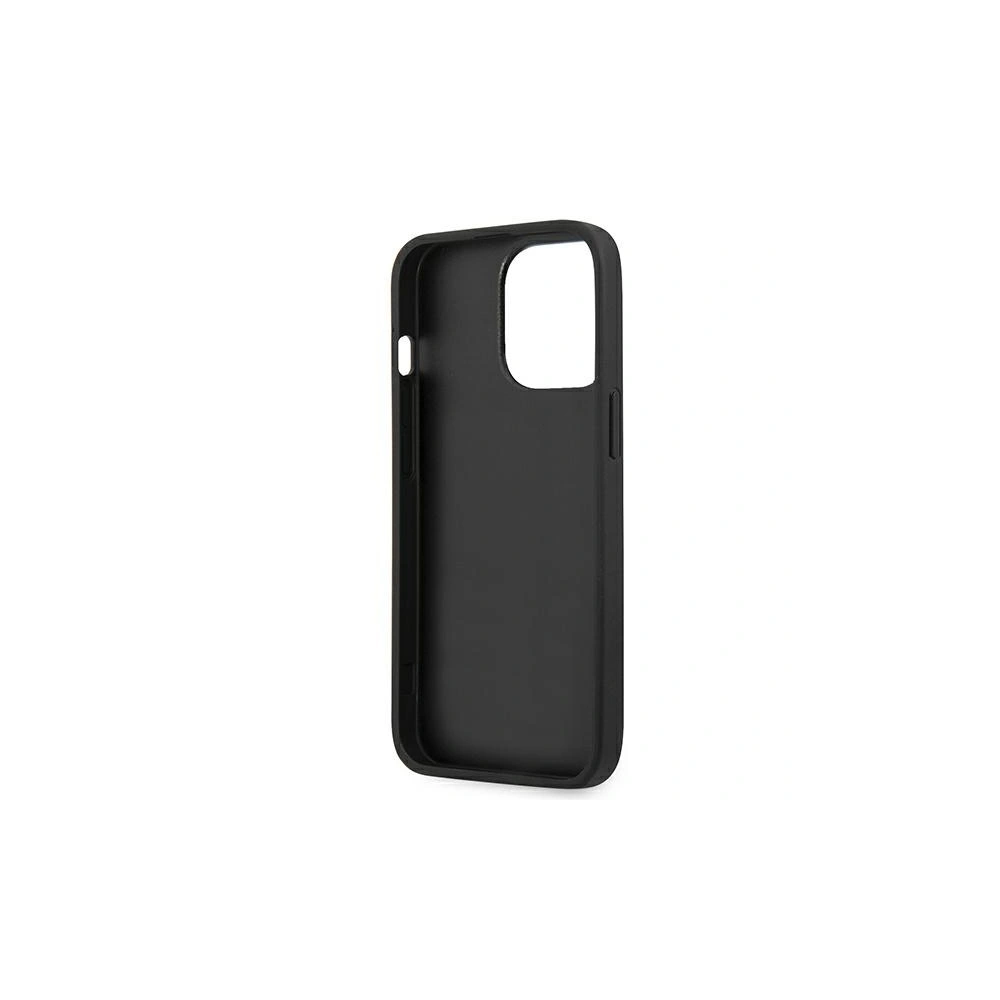 Hurtownia GSM - Etui Karl Lagerfeld KLHCP13XSAKHBK Apple iPhone 13 Pro Max czarny/black hardcase Saffiano Ikonik Karl`s Head - KLD696BLK - {ean13} - Hurt