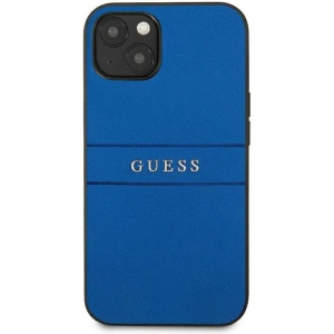 Hurtownia GSM - Case Guess GUHCP13SPSASBBL Apple iPhone 13 mini blau Saffiano Strap - GUE1336BLU - {ean13} - Hurt