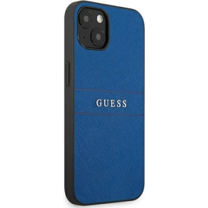Hurtownia GSM - Case Guess GUHCP13SPSASBBL Apple iPhone 13 mini blau Saffiano Strap - GUE1336BLU - {ean13} - Hurt