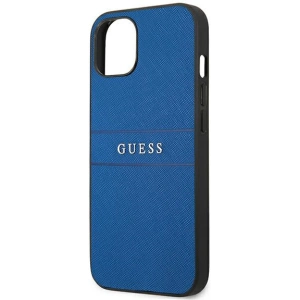 Hurtownia GSM - Case Guess GUHCP13SPSASBBL Apple iPhone 13 mini blau Saffiano Strap - GUE1336BLU - {ean13} - Hurt
