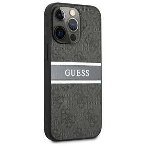 Etui Guess GUHCP13X4GDGR Apple iPhone 13 Pro Max szary/grey hardcase 4G Stripe